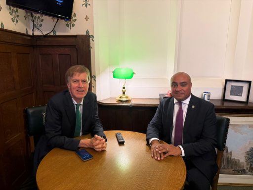 Meeting with Sir Stephen Timms about Welfare Reform David sat with Sir Stephen Timms